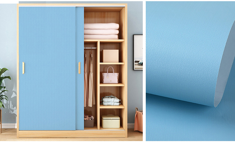 Combo 10m giấy dán tường xanh nhạt Pastel có keo sẵn- giấy dán tường phòng ngủ.