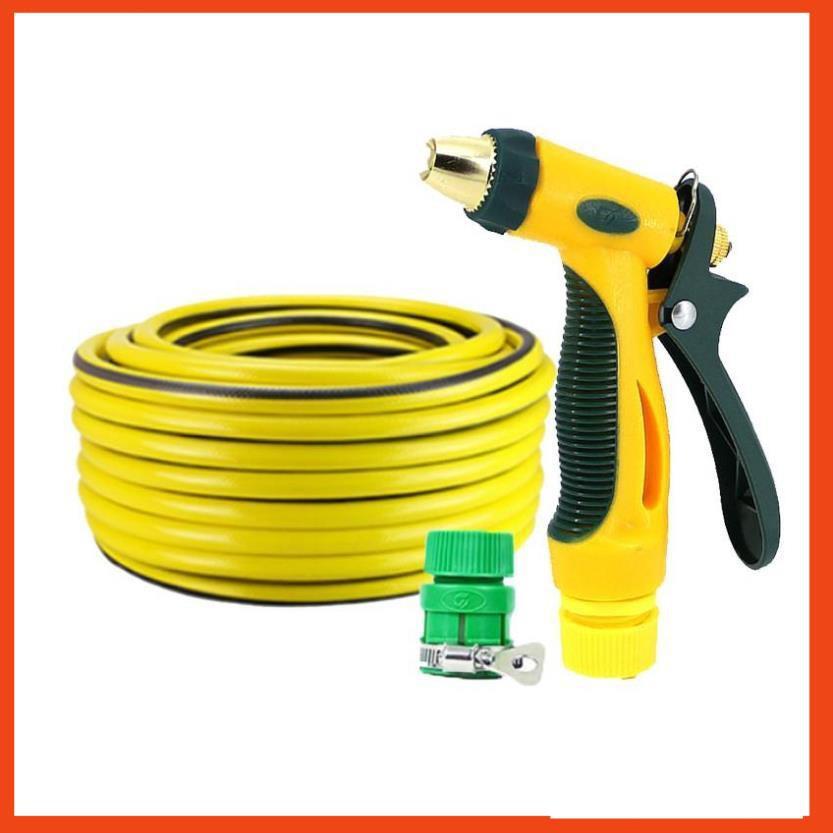 Bộ dây vòi xịt nước rửa xe,tưới cây tăng áp 3 lần 7-10M 206317