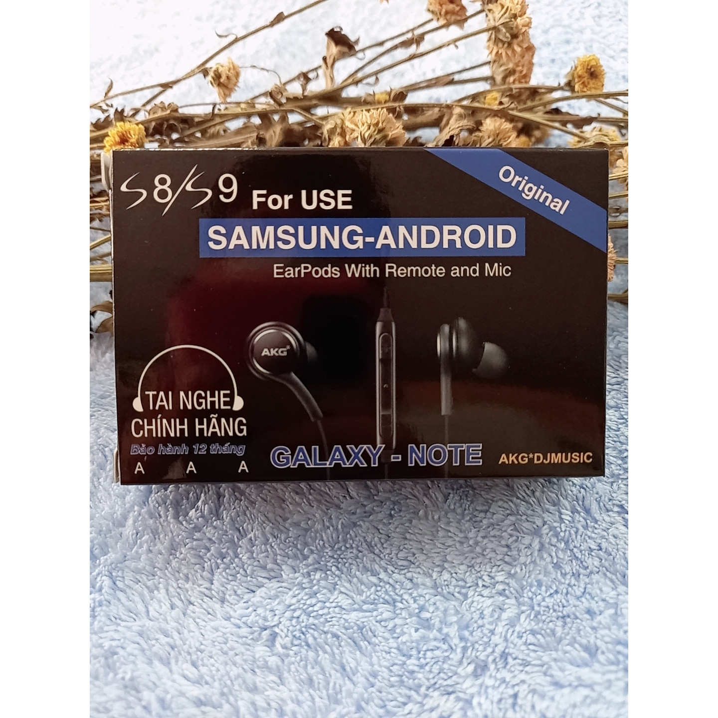 Tai nghe samsung android S8/S9 nhét tai âm thanh rõ ràng, sang trọng, êm ái, hàng chính hãng