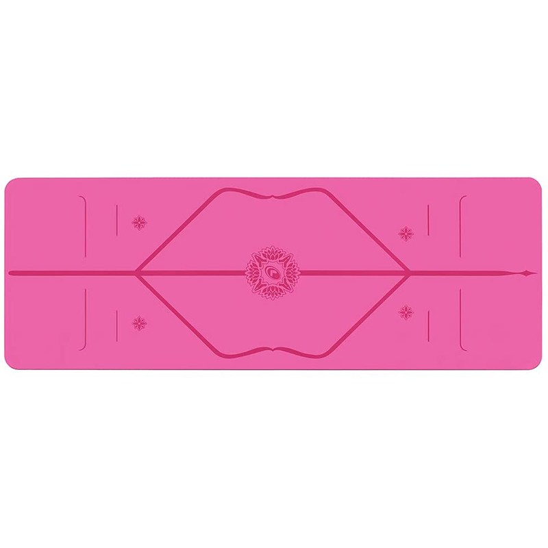 Thảm tập yoga định tuyến PU Liforme Gratitude - Grateful Pink 4.2mm