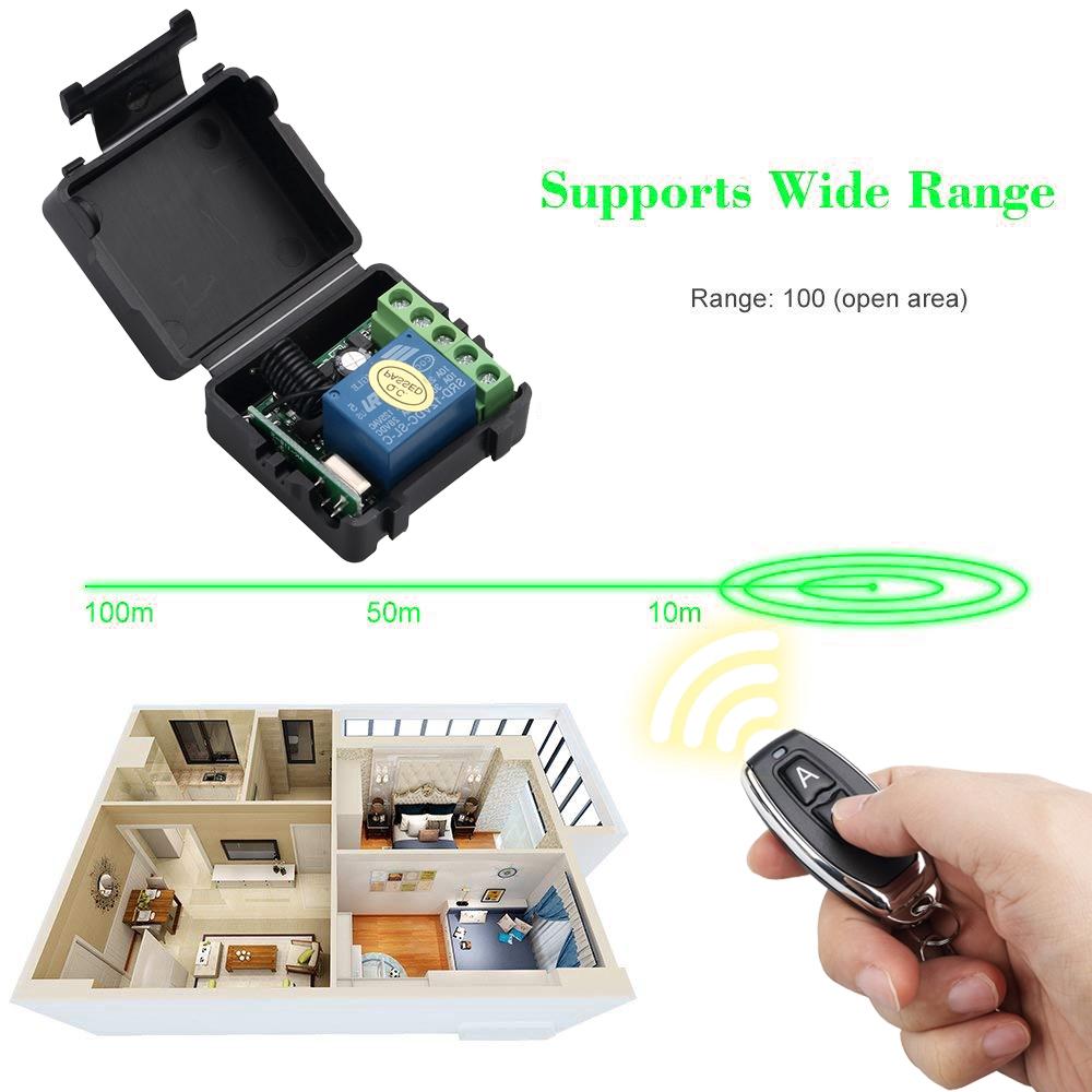 Mô đun truyền nhận tín hiệu điều khiển từ xa 433MHz DC 12V 1 kênh