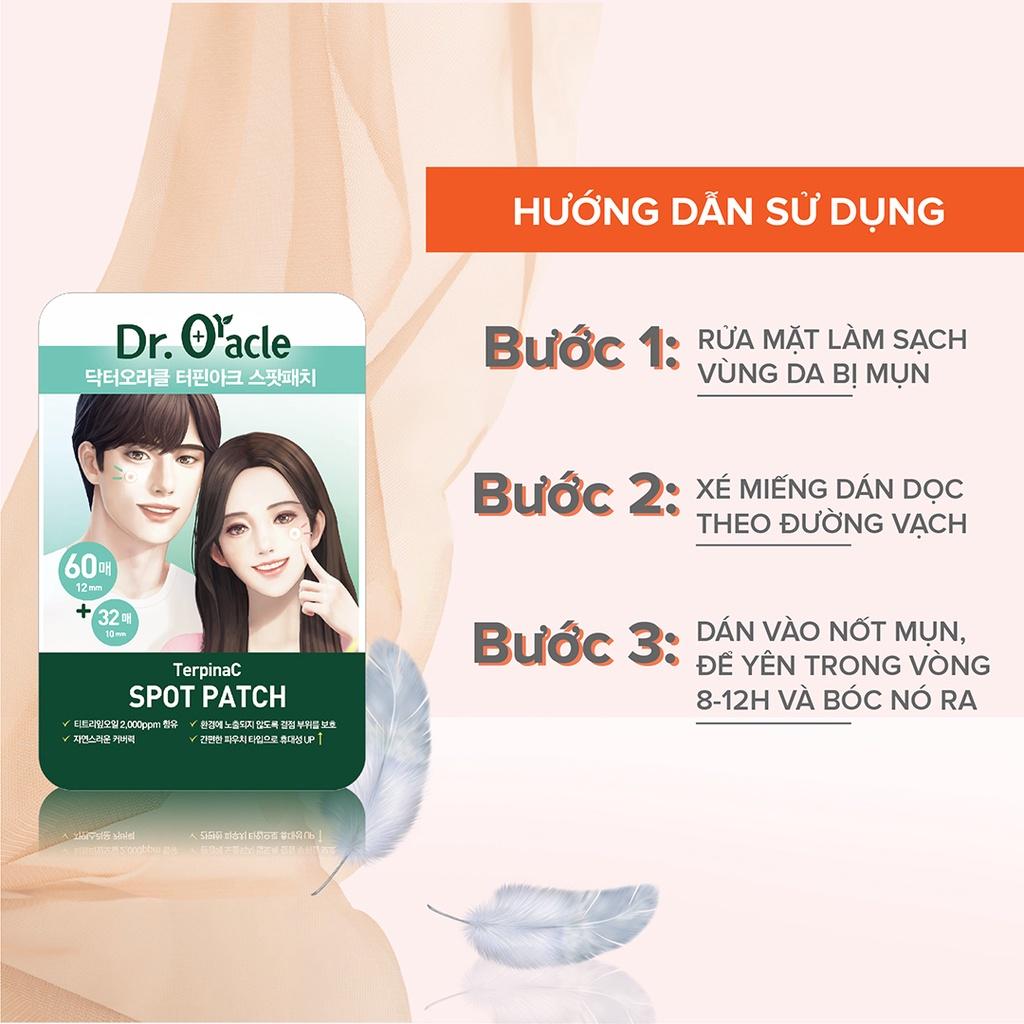 Set 92 Miếng Dán Mụn DR.ORACLE Teatree Acne Soothing Spot Pimple Patch - Giảm Mụn Hiệu Quả Trong 24H