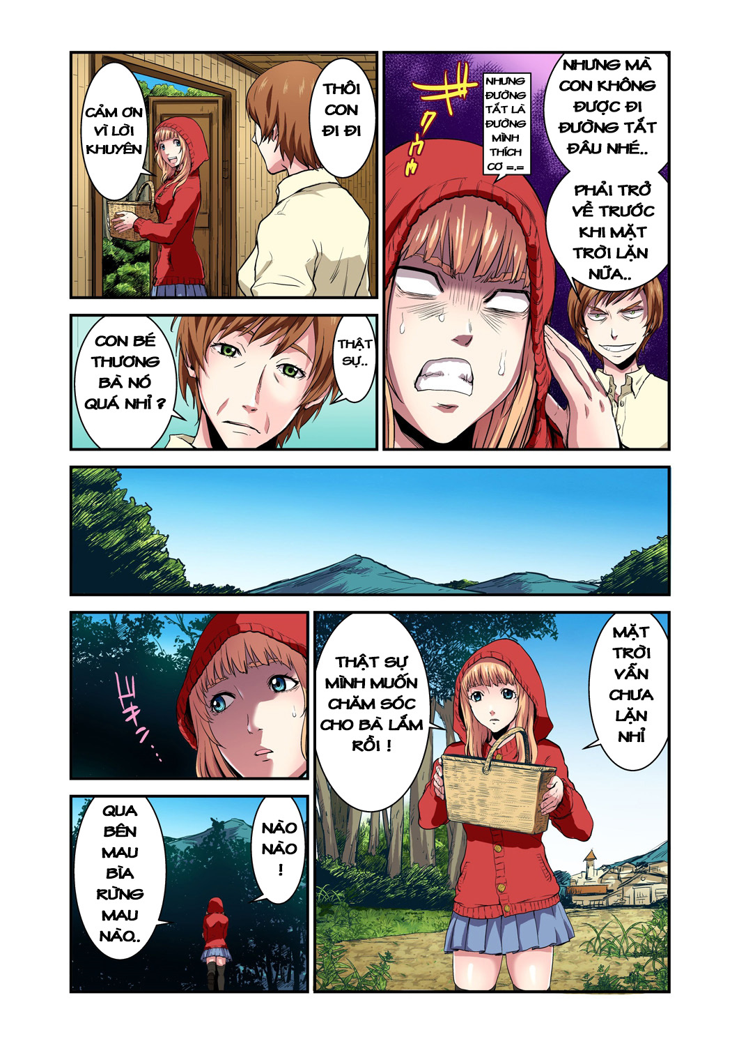 tổng hợp cô bé quàng khăn đỏ chapter 3 5