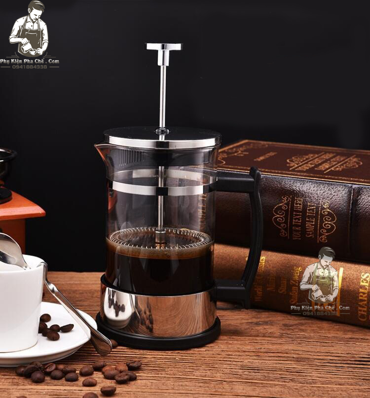 Bình Pha Trà Pha Cà Phê French Press inox 304