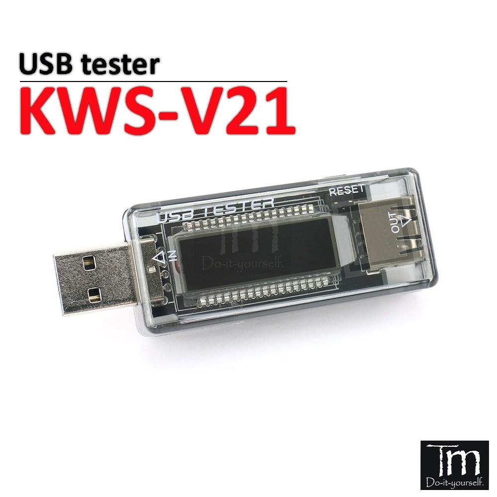 USB Tester KWS-V21 Đo Dòng Áp Dung Lượng