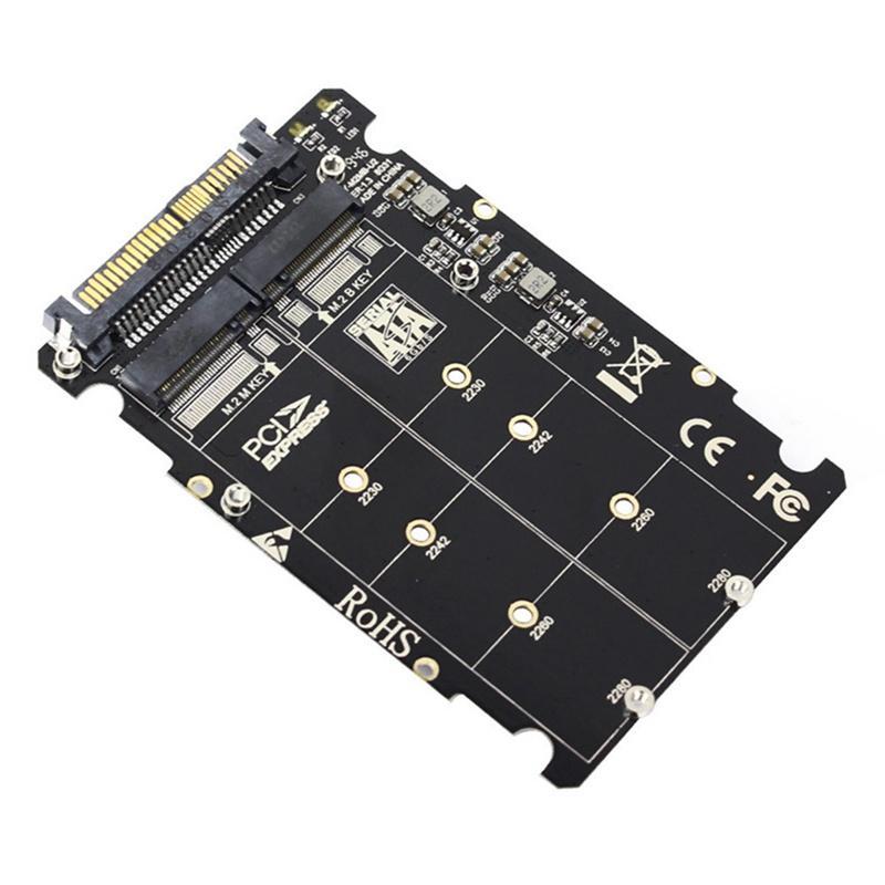 Cáp ChuyểN ĐổI 2 Trong 1 M.2 NVME SATA U2PCB M.2 NVME SSD B SSD Sang U.2 SFF-8639 PCIe M2 Cho MáY TíNh