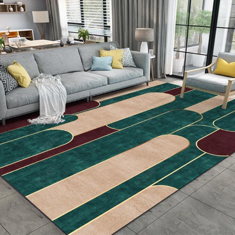 Thảm Trải Sàn Màu Cà Phê Nhẹ Đơn Giản Hiện Đại Phong Cách Bắc Âu Sang Trọng