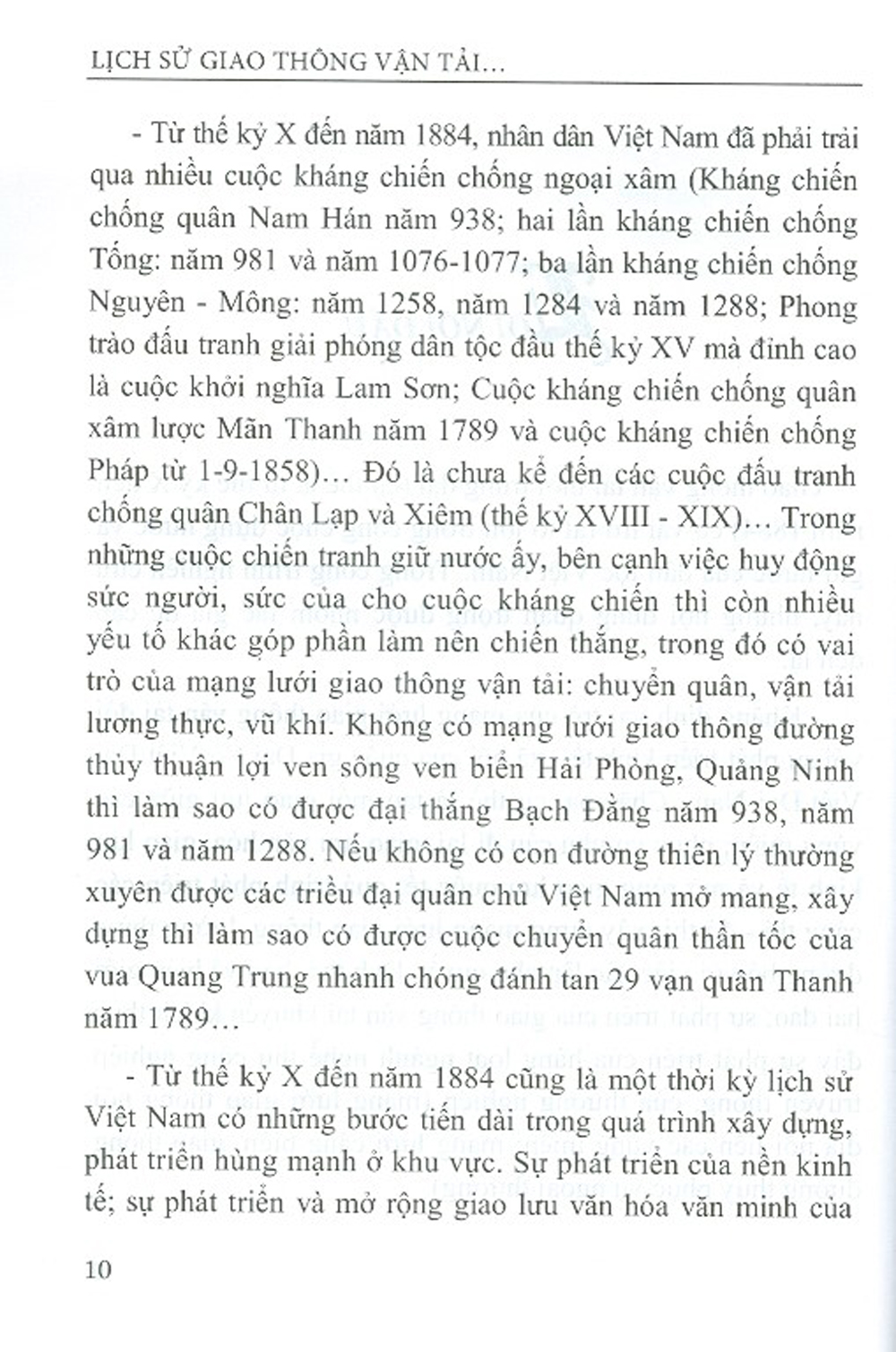 Lịch Sử Giao Thông Vận Tải Việt Nam Từ Thế Kỷ X Đến Năm 1884