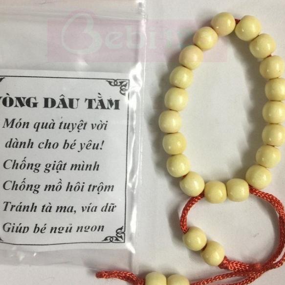 Vòng dâu tằm tránh quấy khóc, giật mình cho bé- loại đẹp