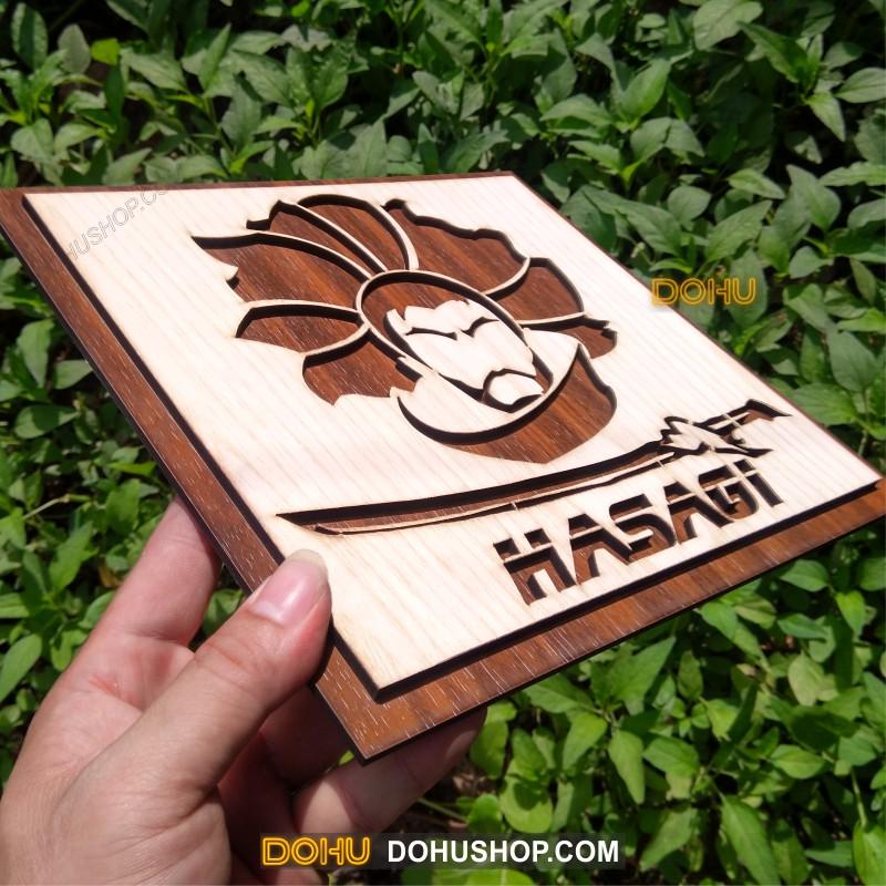 Tranh Treo Tường Bằng Gỗ Handmade DOHU017: Quốc Tướng Yasuo - Thiết Kế Đơn Giản, Độc Đáo, Sang Trọng