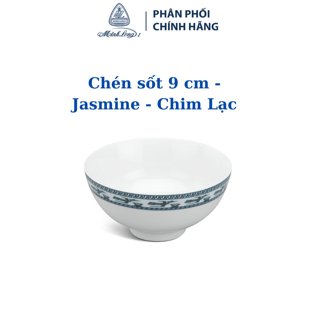 Bộ 5 chén Sốt 9 cm – Jasmine – Chim Lạc –  Gốm sứ cao cấp Minh Long