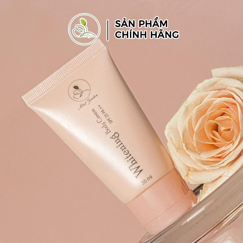 Kem dưỡng toàn thân MiniGarden Whitening Body Cream SPF 25 PA ++ 35ML