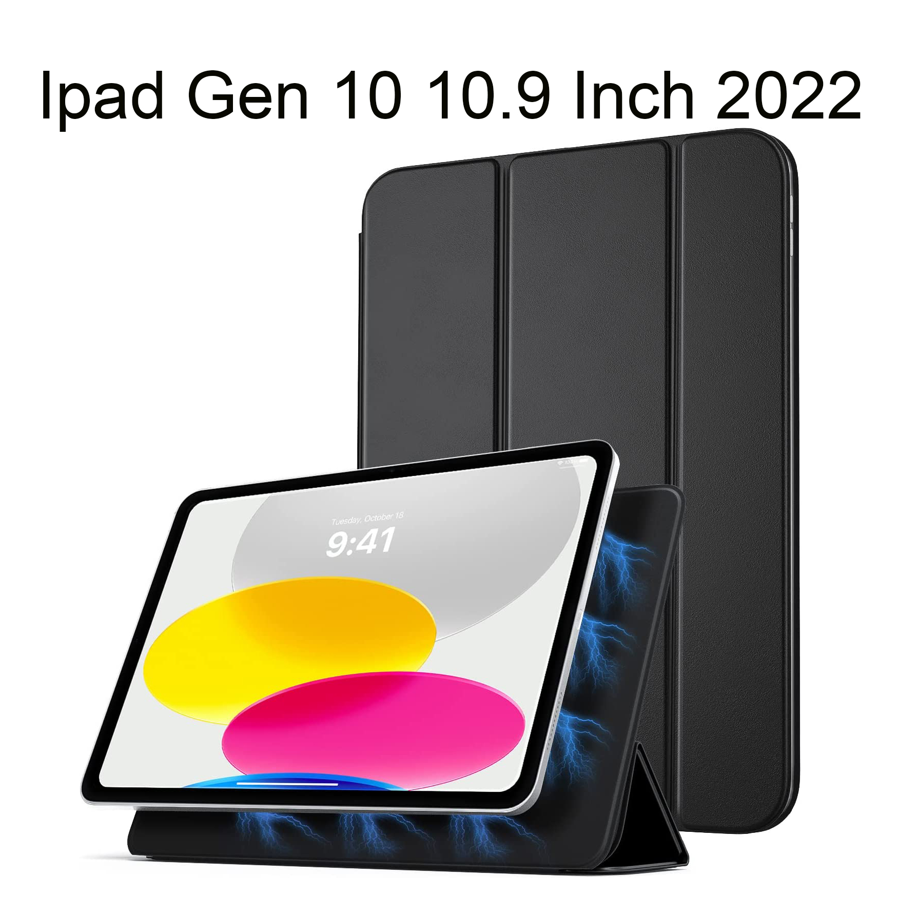 Bao Da Cover Nam Châm Dành Cho Ipad Gen 10 10.9 Inch 2022 Không Viền Hỗ Trợ Smart cover