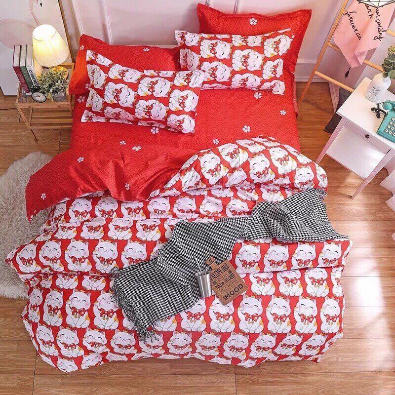 BỘ CHĂN GA GỐI POLY COTTON NHIỀU MẪU