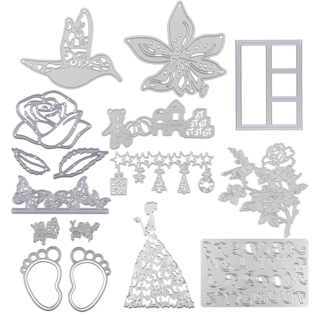 Various Metal DIY Cutting Dies Embossing Album Paper Card Craft Embossing