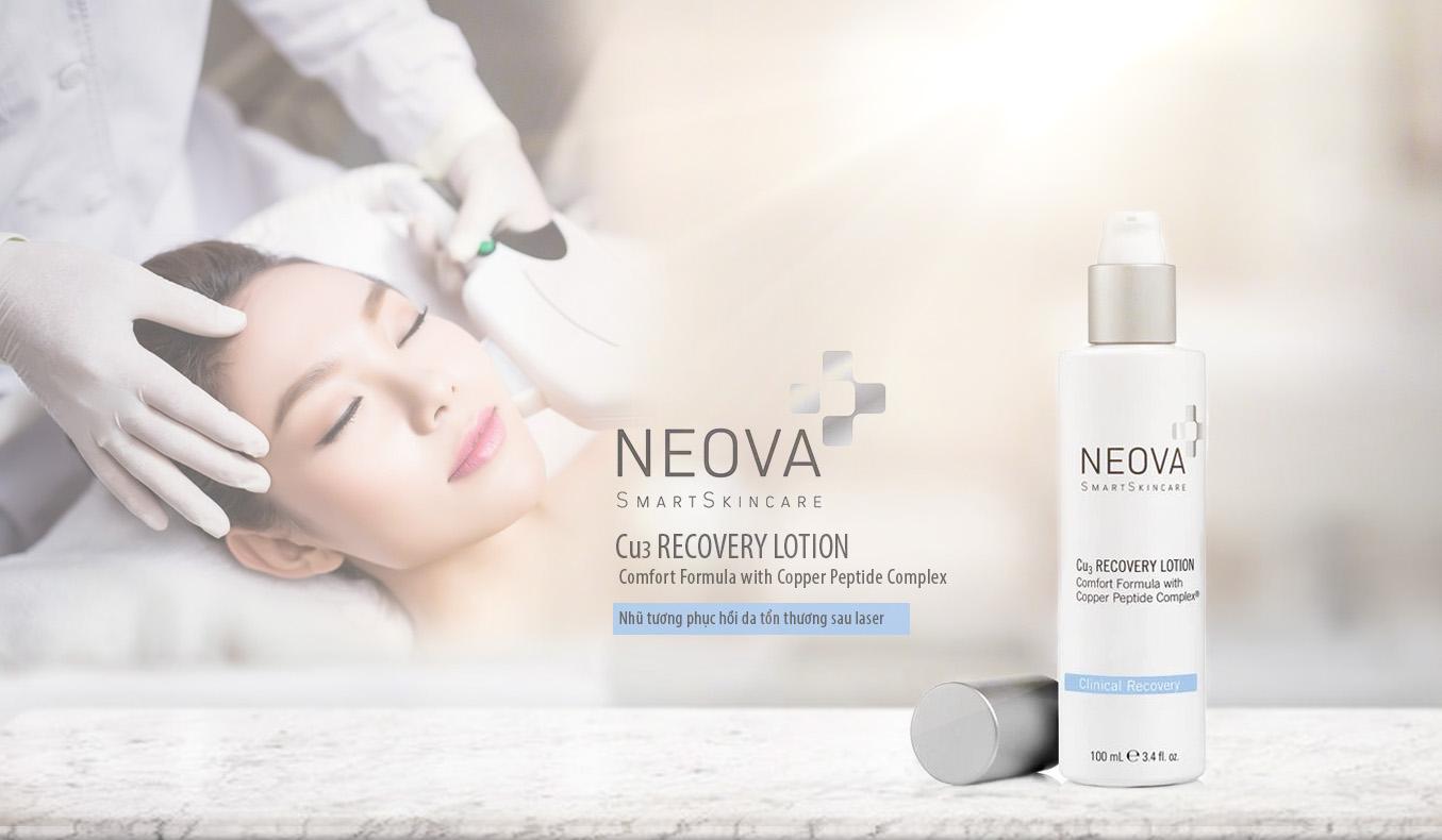 Kem dưỡng phục hồi da tổn thương Cu3 Recovery Lotion Neova