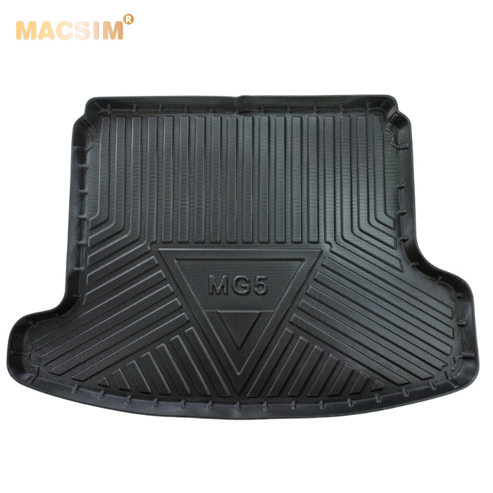 Thảm lót cốp xe ô tô MG5 qd 2021 chất liệu TPV cao cấp màu đen