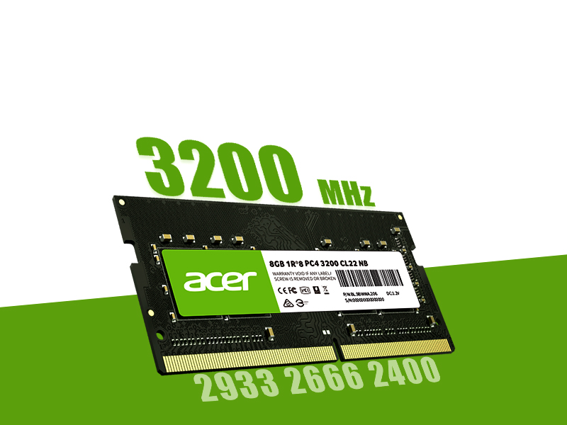 Bộ nhớ RAM Laptop Acer SD100 DRAM Laptop PC4 DDR4 SO-DIMM - Hàng chính hãng