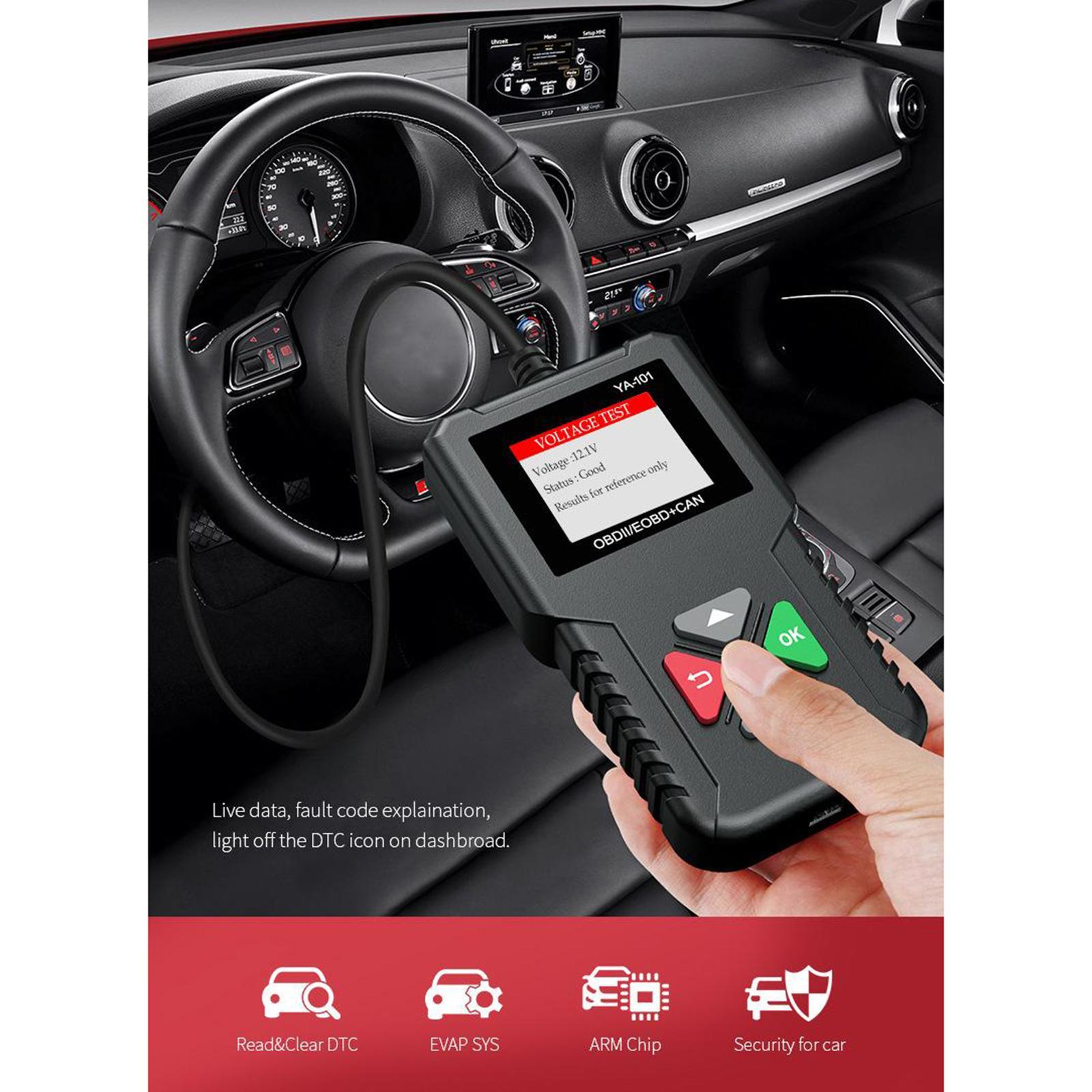 Automotive OBD2 Scanner OBD Code Reader Car Engine Fault Diagnostic Tool