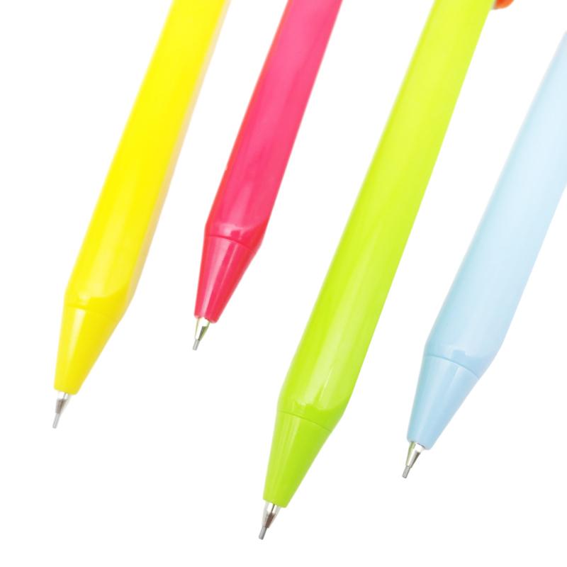 Vỉ 4 + 1 Bút Chì Bấm 0.7 mm - Stacom VMP2017 (Màu Thân Bút Giao Ngẫu Nhiên)
