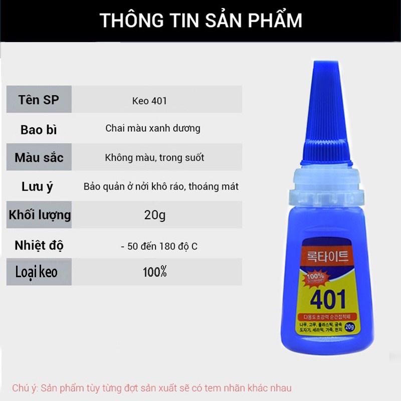 Keo gắn móng siêu chắc 401