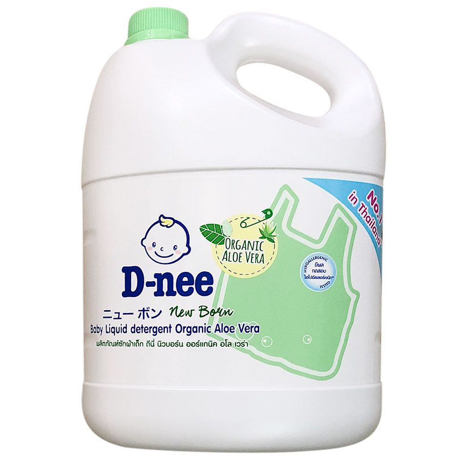 Dung Dịch Giặt Quần Áo Cho Bé D-Nee - Chai 3000ml (Xanh lá)