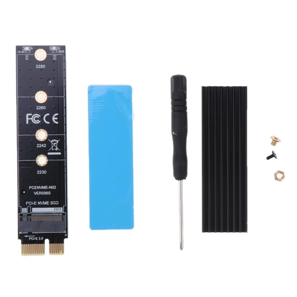 M.2 SSD to PCIE 3.0 Adapter Expansion Card& Case