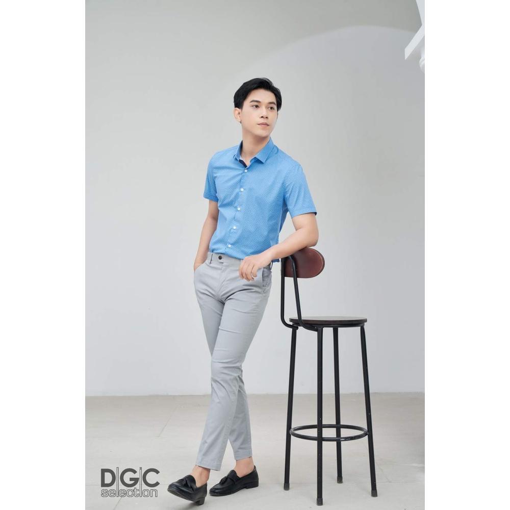 Áo sơ mi Nam ngắn tay Slim Fit DGC - SASNCB34M-S