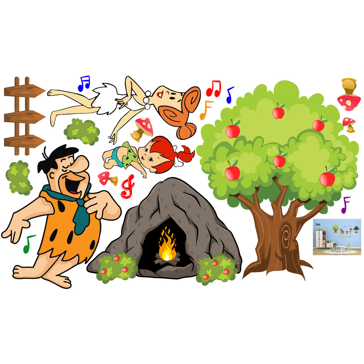 Decal trang  trí phòng bé số 5