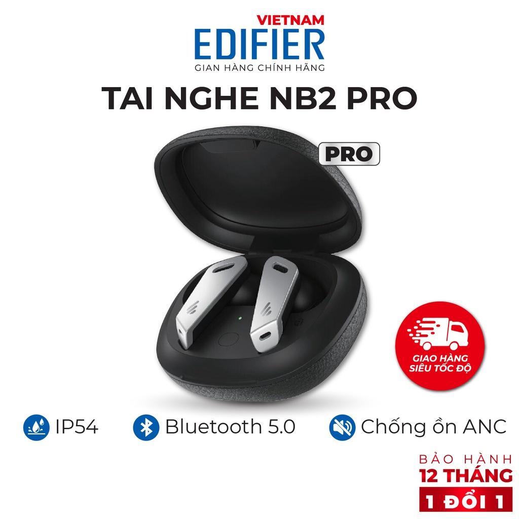 Tai nghe Bluetooth 5.0 EDIFIER TWS NB2 Pro - Thời lượng pin 32 giờ - Chồng ồn ANC - Âm thanh Stereo Chống nước IP54 - Hàng chính hãng