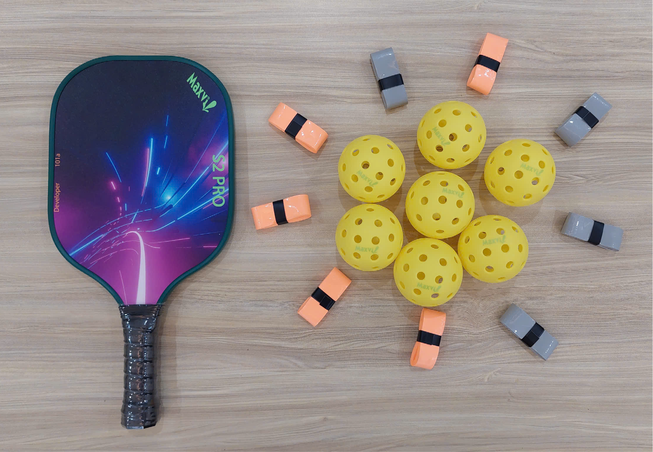 MAXVI Vợt tập Pickleball S2 PRO 14mm 230g Bảo hành 3 tháng Dành cho người mới chơi