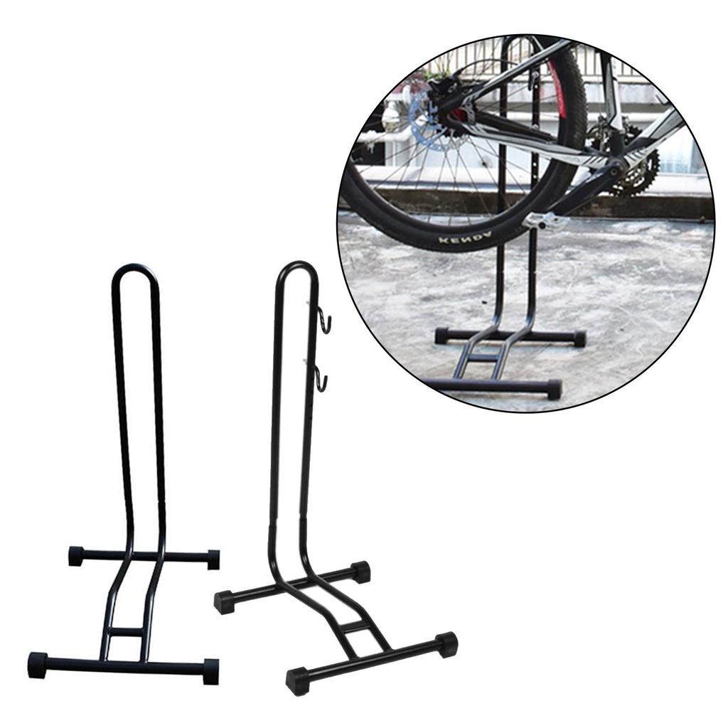 Treee 2 in 1 Bike Storage Holder L Plug Vertical Parking Rack Steel for Mountain Bikes