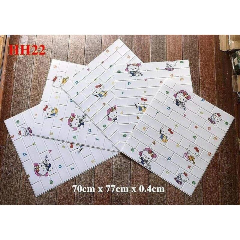 XỐP DÁN TƯỜNG 3D HOẠT HÌNH KÍCH THƯỚC 70x77 CM HÀNG LOẠI 1 CAO CẤP
