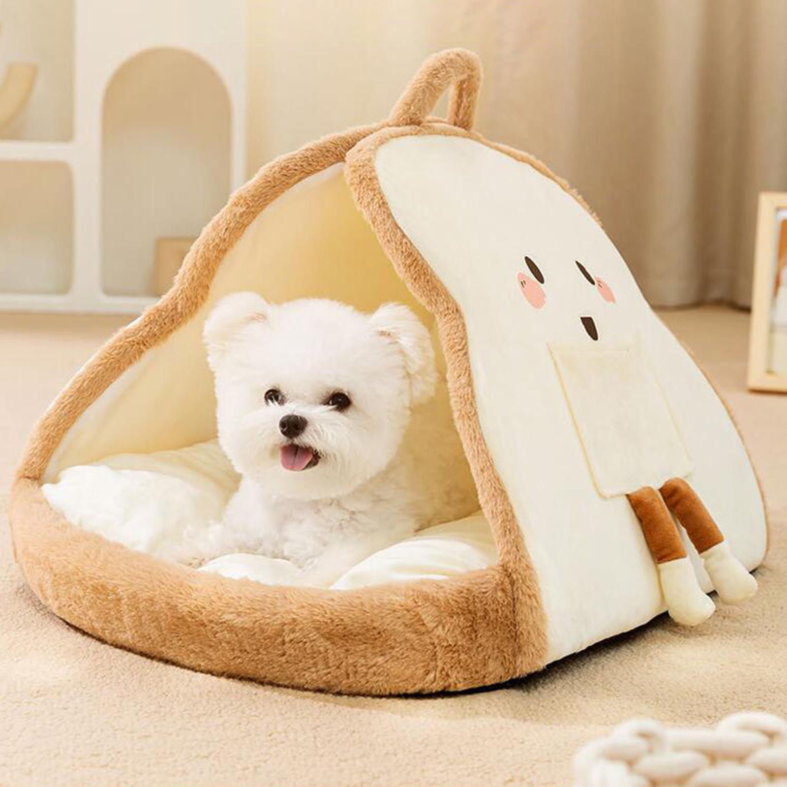 Dog Cat Bed Washable Kennel Autumn Winter Nest for Poodle Cats Chihuahua