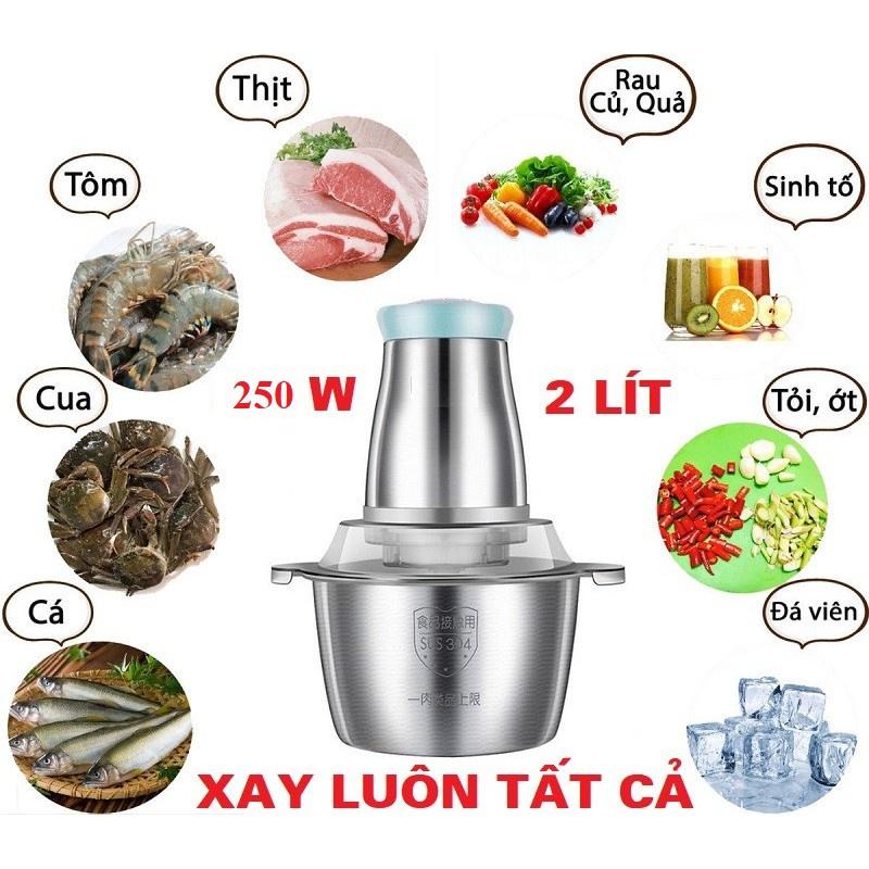 MÁY XAY THỊT INOX ĐA NĂNG FOOD PROCESSOR HDA XAY NHANH VÀ SIÊU MẠNH