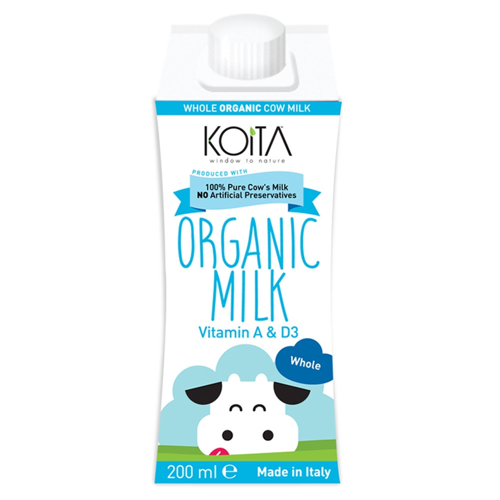 Sữa bò hữu cơ Koita nguyên kem 200ml