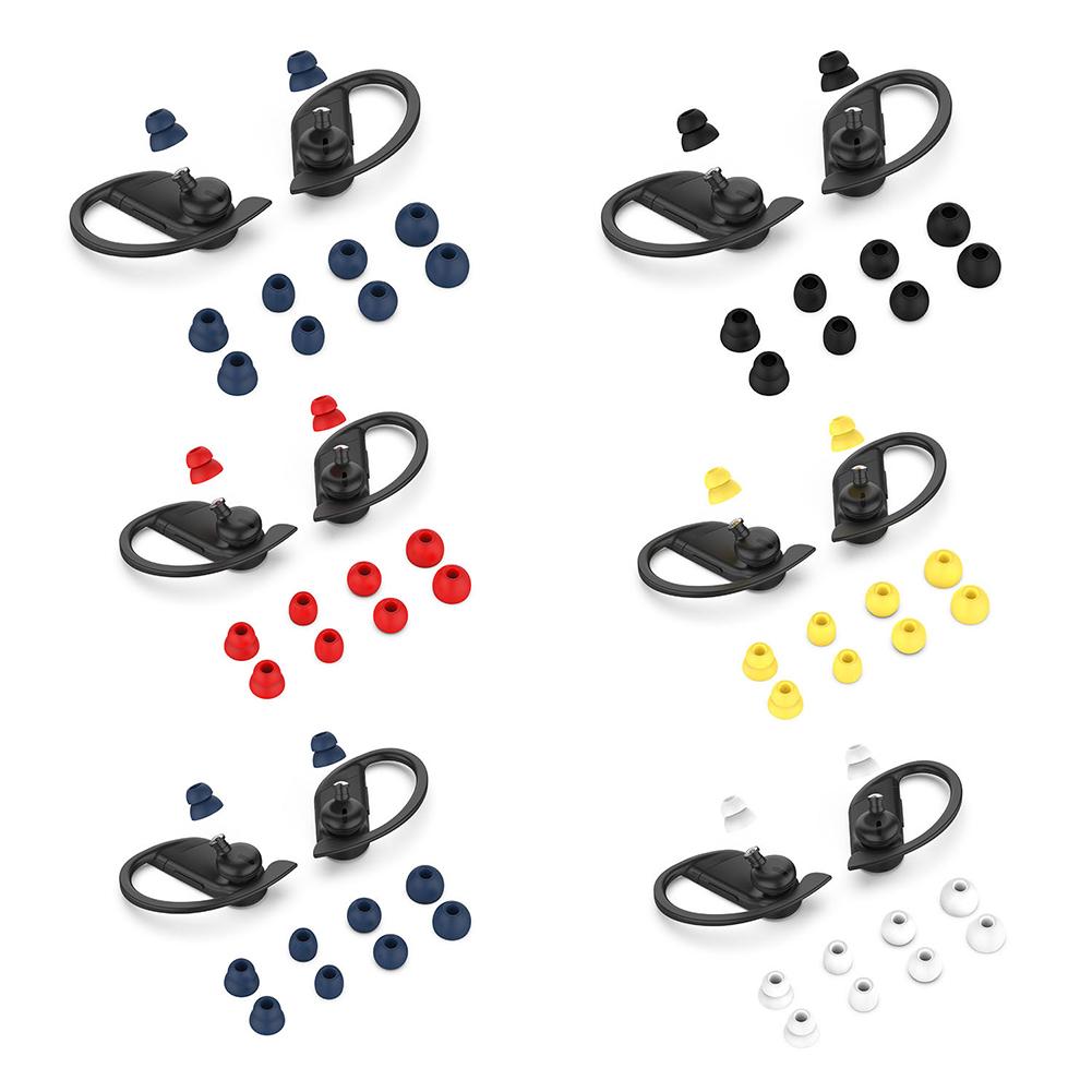 Set 8 Nút Tai Nghe Nhét Tai Bằng Silicon Dành Cho Powerbeats Pro / 3