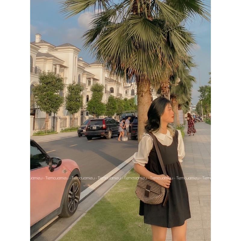 VÁY PHỐI CỔ BẺ