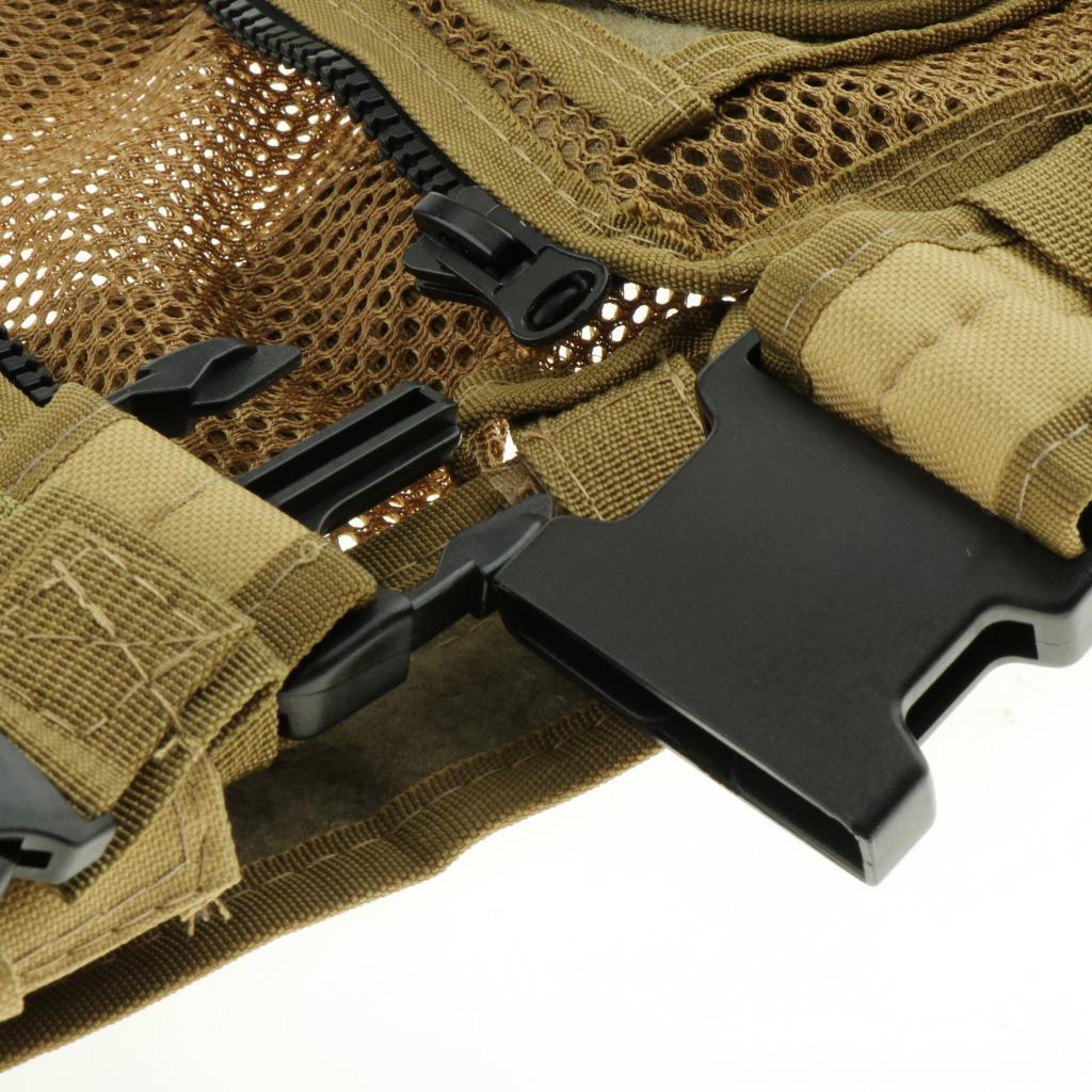 600D Tactical Vest Combat Assault Molle Attachment Rig Combat Training Vest