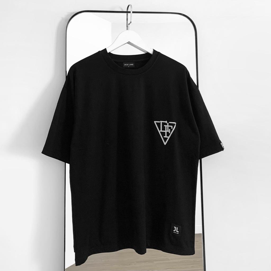 Áo Phông Oversize Solid, JACKLANE, Áo thun cộc tay Unisex Jack Lane