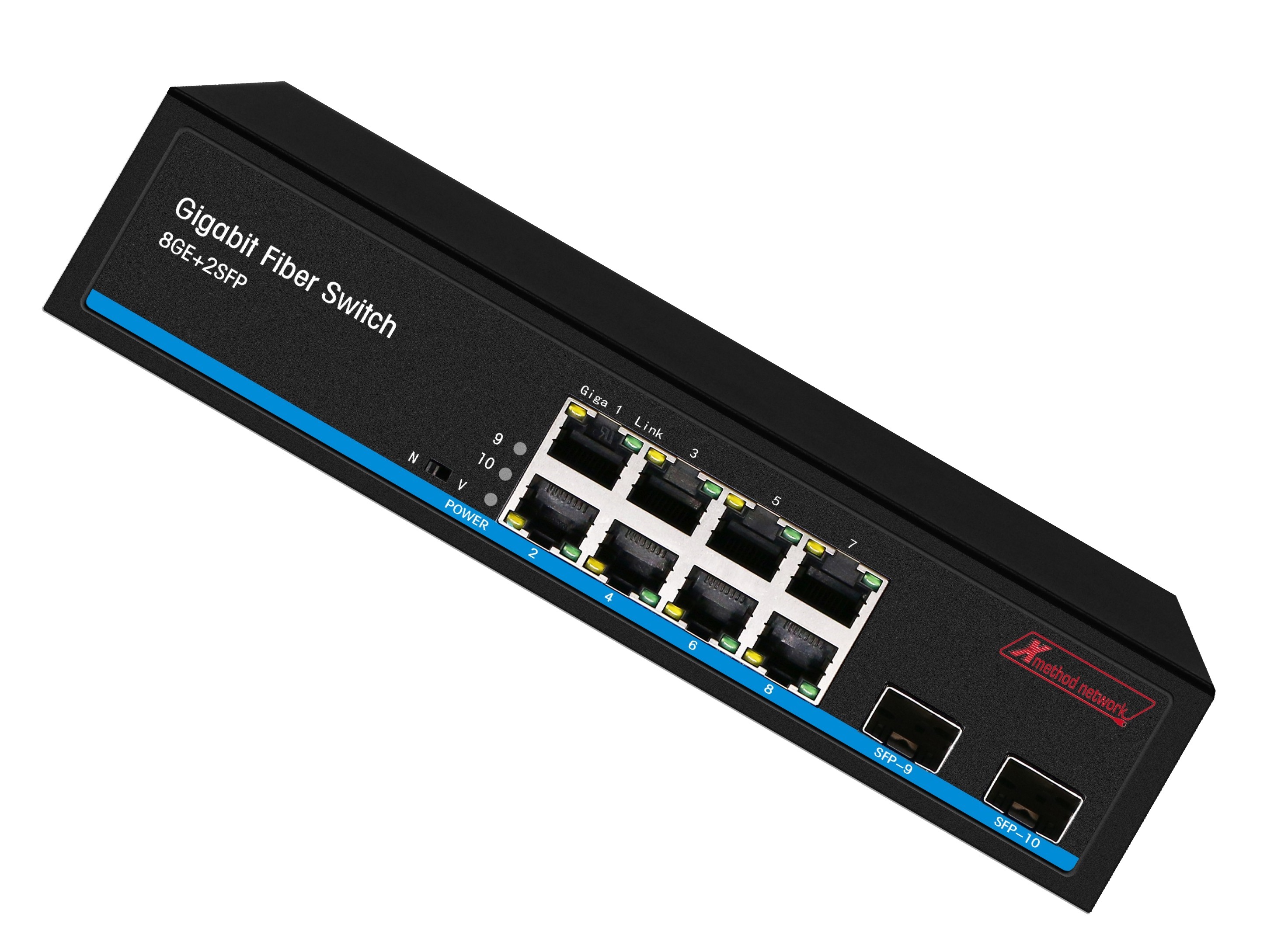 10-port unmanaged Ethernet Switch, 2 SFP- Xmethod Network - Hàng nhập khẩu