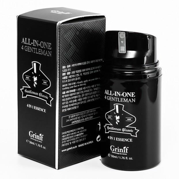 Kem dưỡng trắng da, hỗ trợ giảm thâm nám 4 trong 1 cho nam giới GRINIF All In One 4 Gentleman 50ml