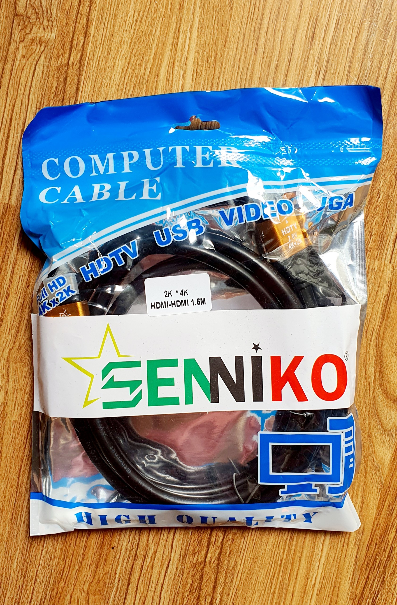 Cáp HDMI 1.5M SENNIKO 4K - Hàng Nhập Khẩu