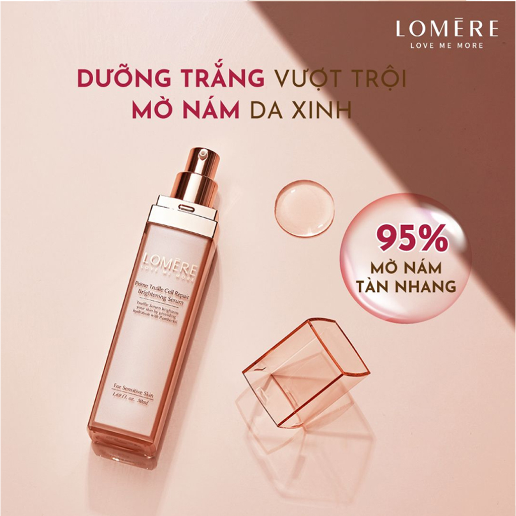 Tinh chất dưỡng trắng, mờ nám Lomere Prime Truffle Cell Repair Brightening Serum 50ml