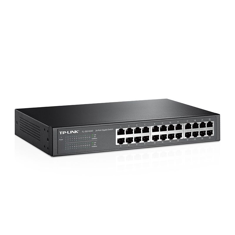 Bộ chia mạng TP-Link - TL-SG1024D - Switch Gigabit 24 cổng Gắn tủ/Để bàn - Hàng Chính Hãng