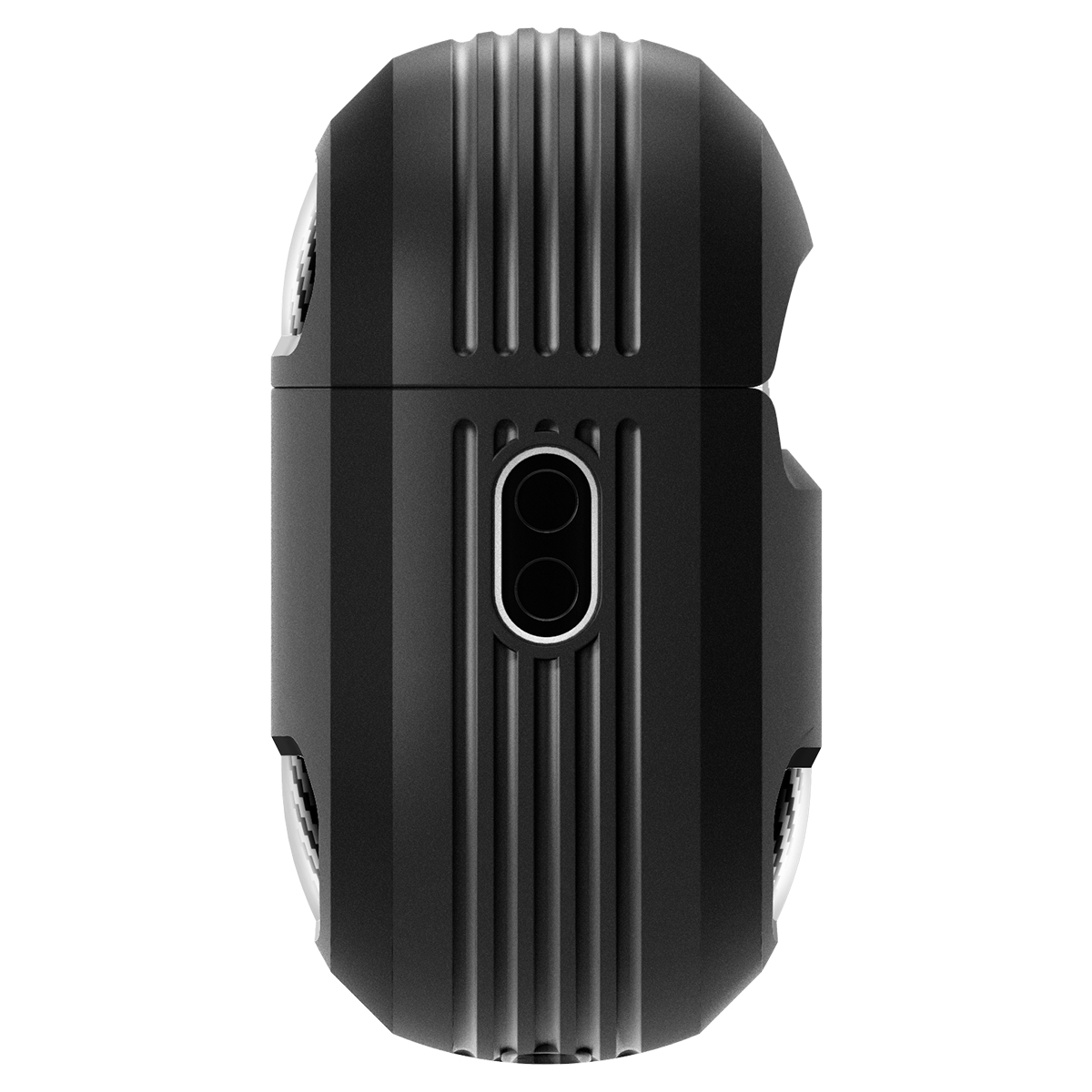 Ốp Spigen Rugged Armor cho Airpod Pro 2 - Thiết kế chính xác, chống sốc, móc khoá tiện lợi - Hàng chính hãng