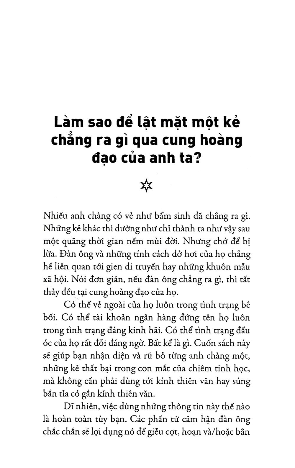 Sách Lật Mặt Đàn Ông Qua Cung Hoàng Đạo