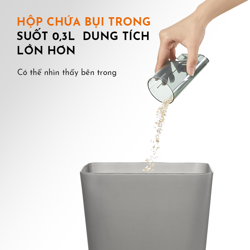 Máy hút bụi không dây GAABOR GVCC-M3A2 áp suất hút 6000pa, 3 đầu hút tiện lợi - Hàng chính hãng