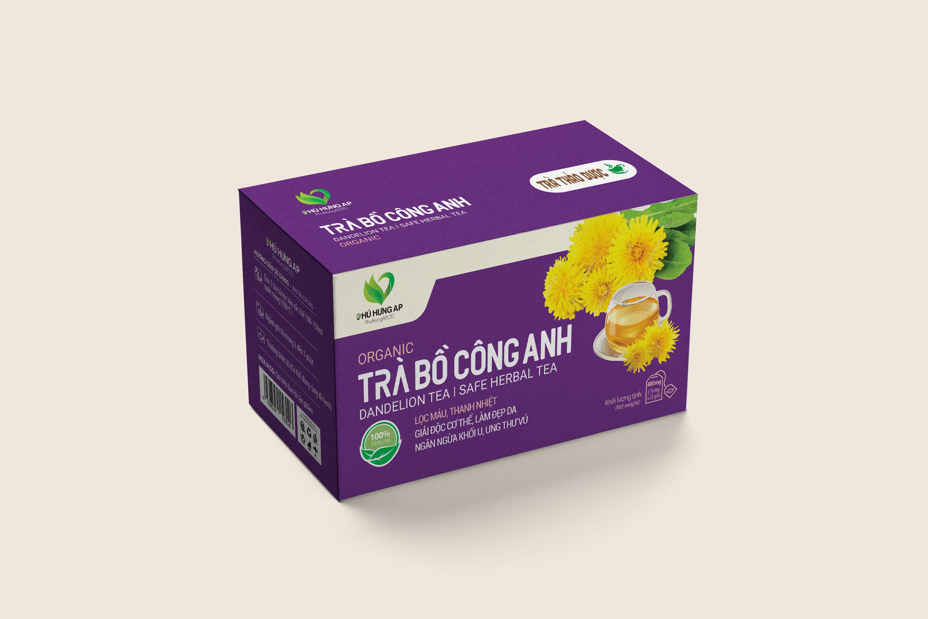 Trà Gừng 400mg ( 25 gói )