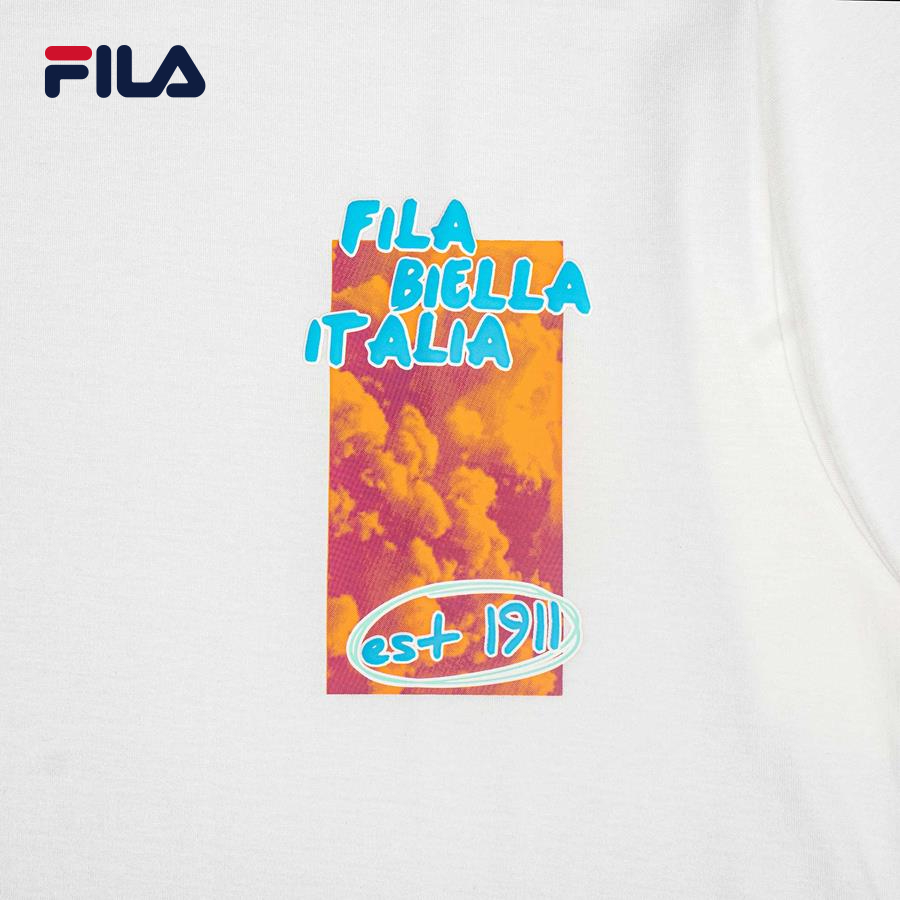 Áo thun tay ngắn thời trang unisex Fila SHORT SLEEVE TEE - FW2RSE4044X-WHI